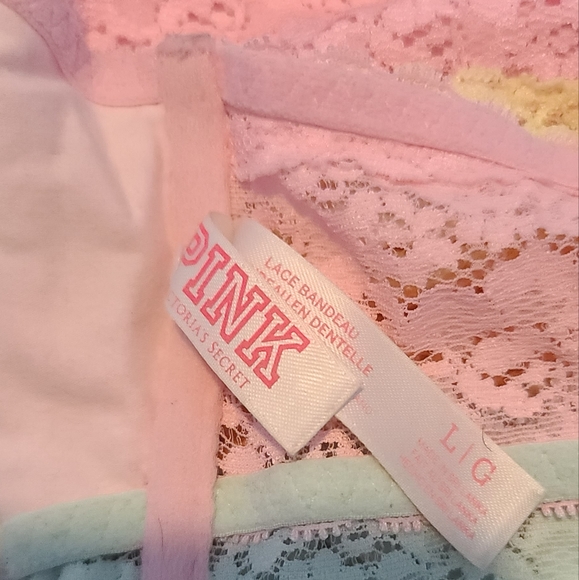 Victorias Secret PINK Lace Pastel Bandeau - Picture 6 of 6
